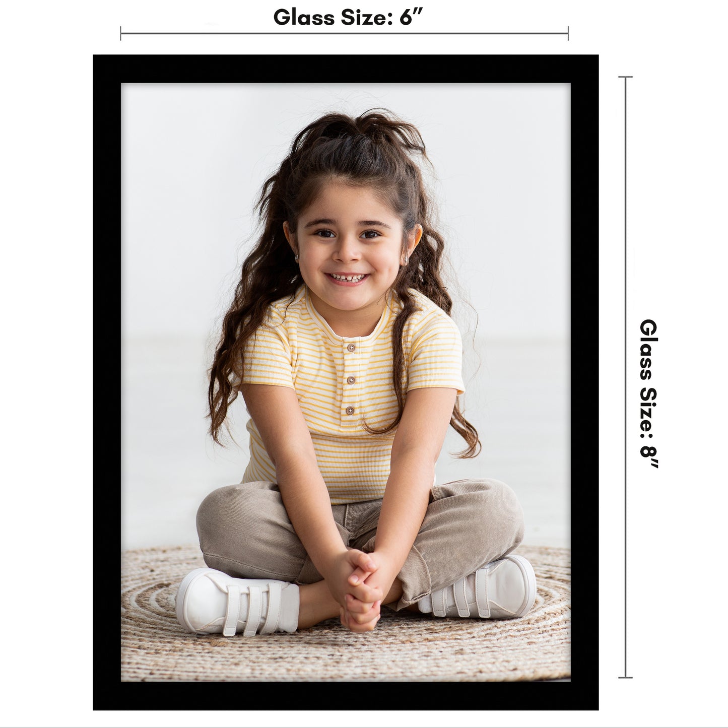 Wall Picture Frame | Contemporary Style | Protective Glass | Easy Mount Display