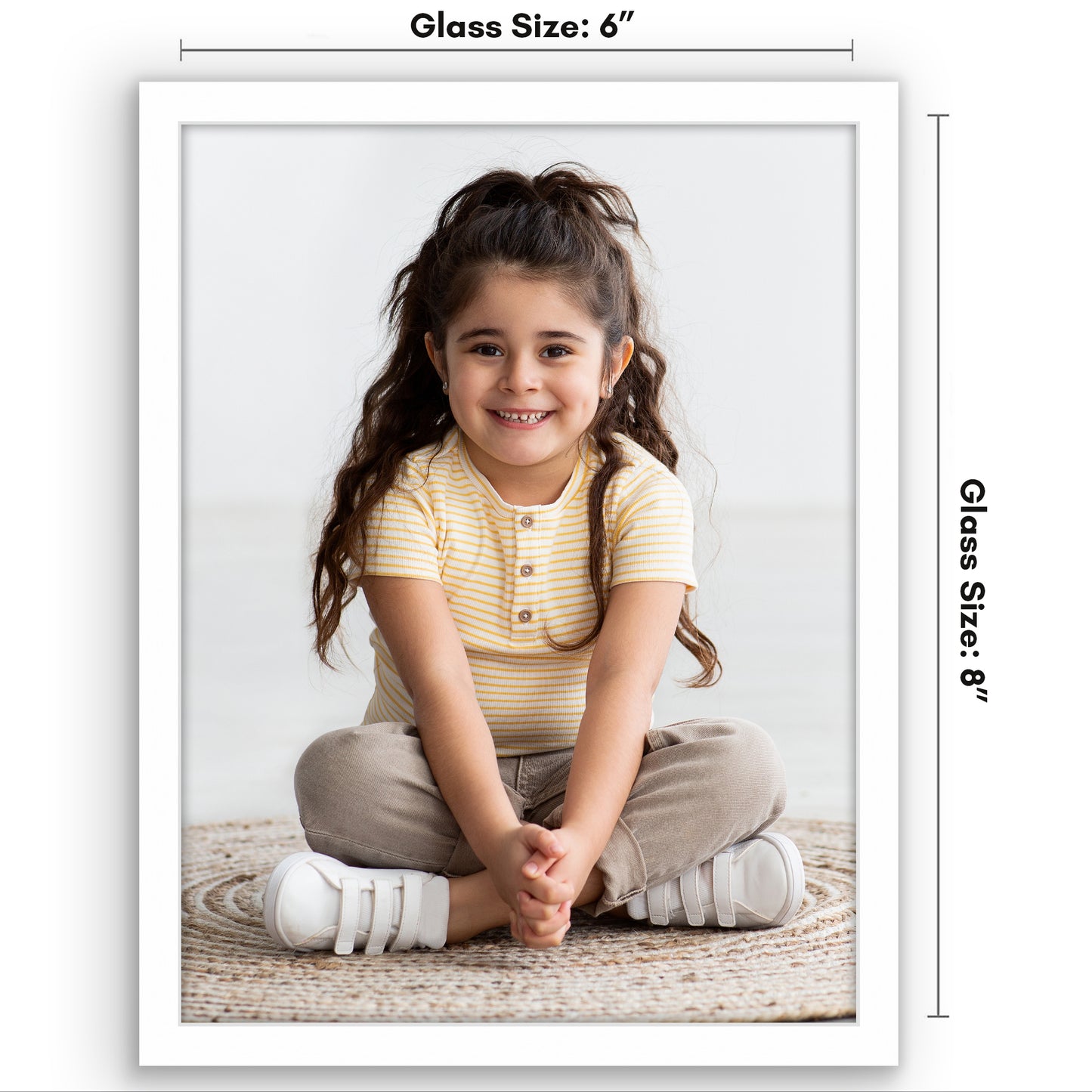 Wall Picture Frame | Contemporary Style | Protective Glass | Easy Mount Display