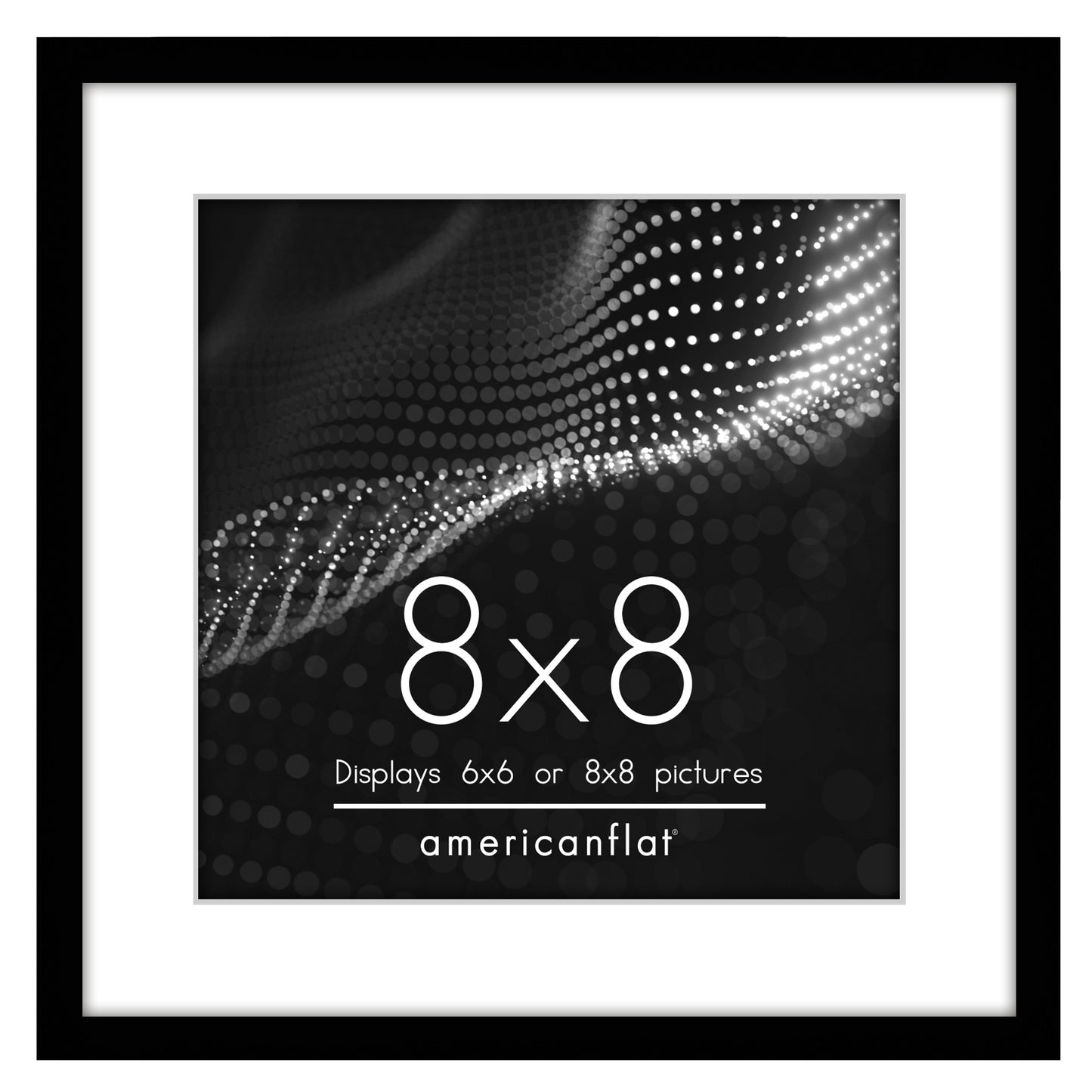 Picture Frame with Mat | Modern Style | Shatter-Resistant Glass | Wall Display