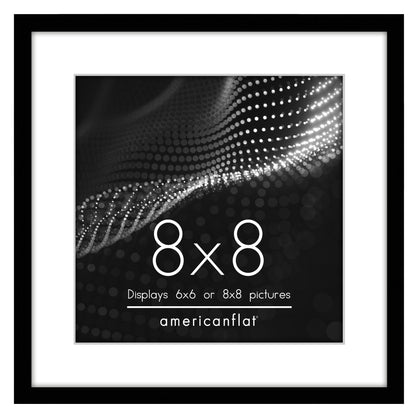 Picture Frame with Mat | Modern Style | Shatter-Resistant Glass | Wall Display