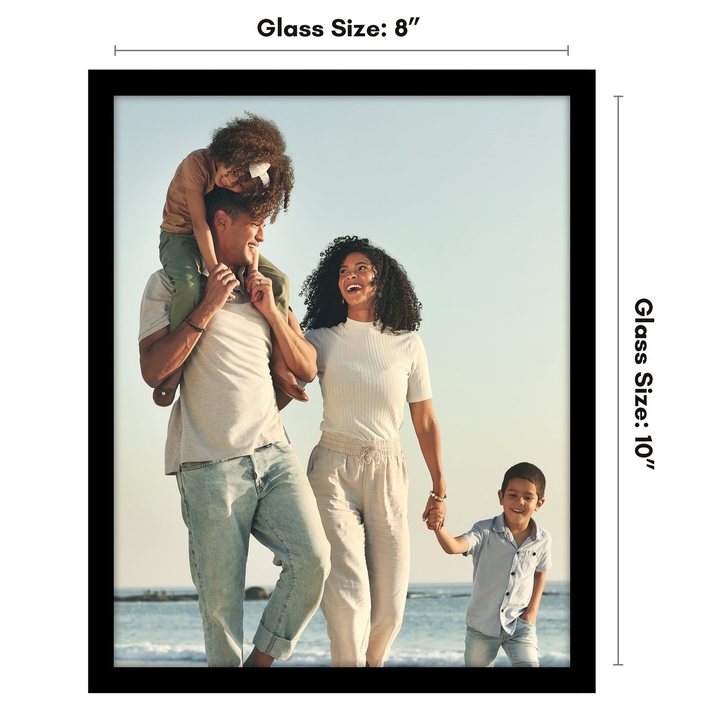 Wall Picture Frame | Contemporary Style | Protective Glass | Easy Mount Display