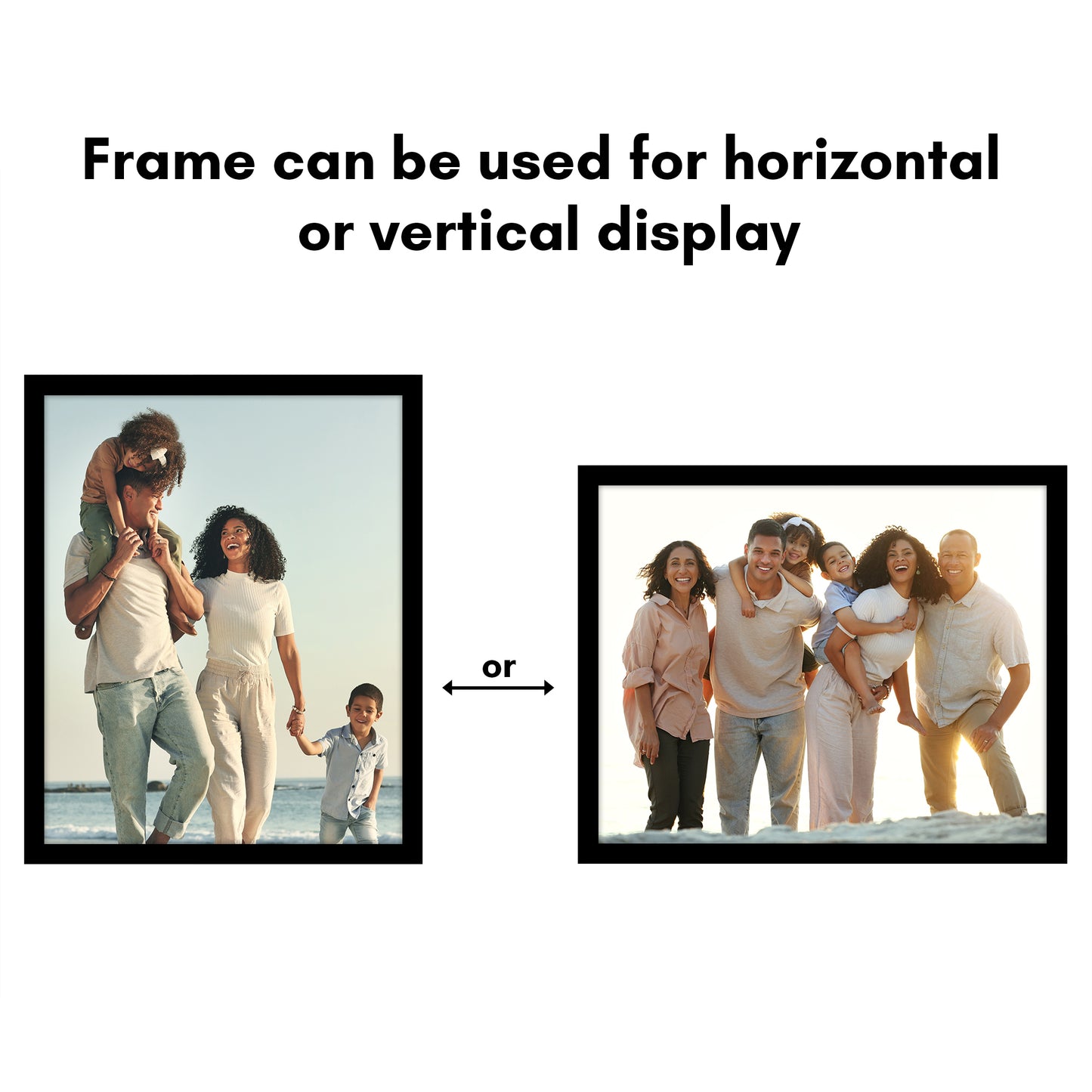 Wall Picture Frame | Contemporary Style | Protective Glass | Easy Mount Display