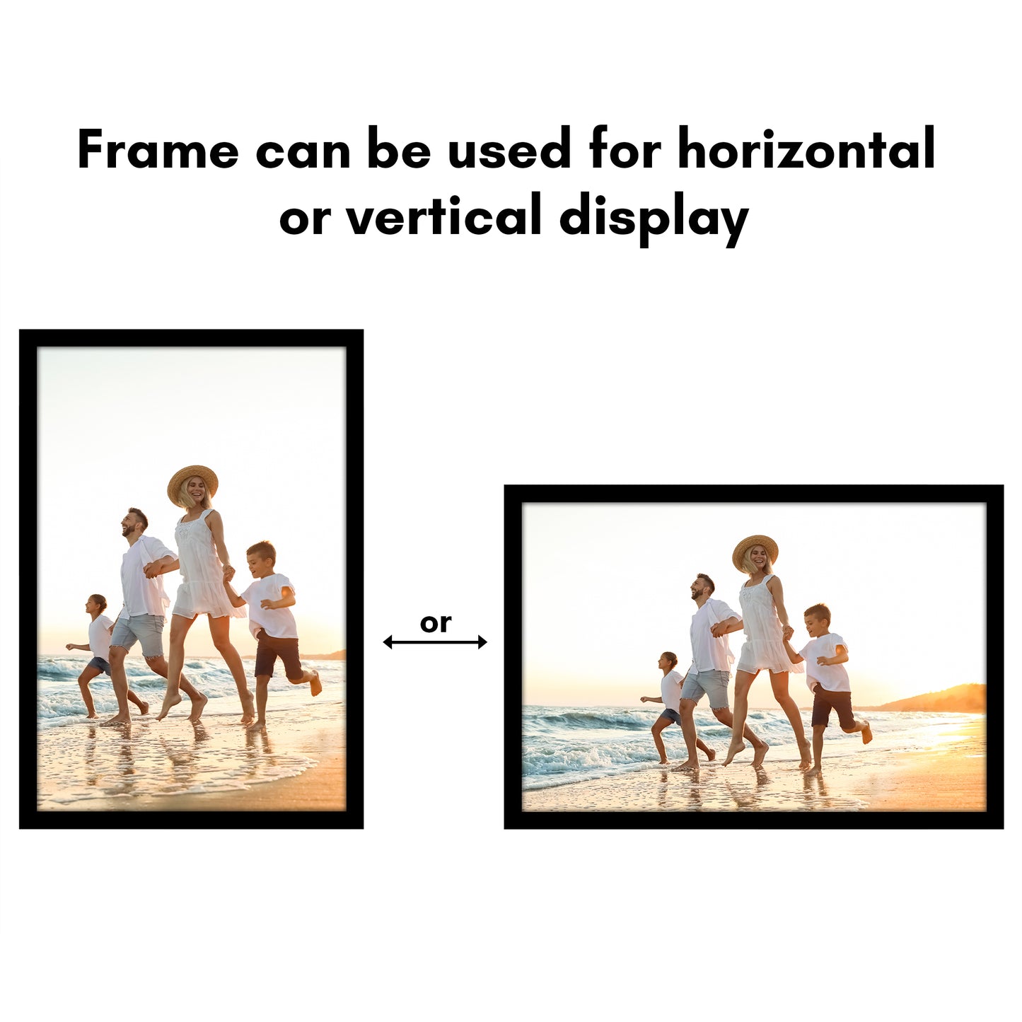 Picture Frame 2 Pack | Modern Design | Shatter-Resistant Glass | Wall Decor