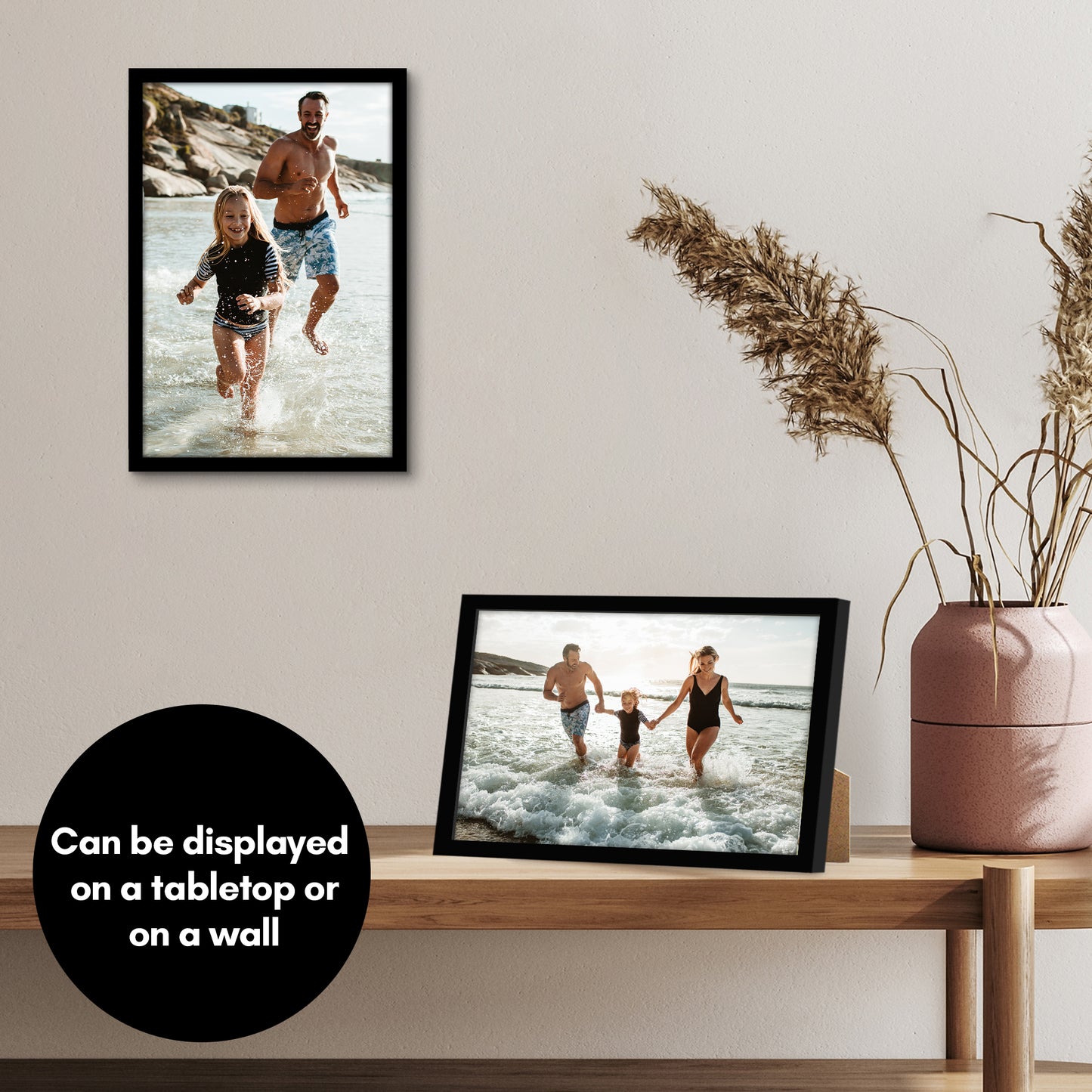 Picture Frame 2 Pack | Modern Design | Shatter-Resistant Glass | Wall Decor