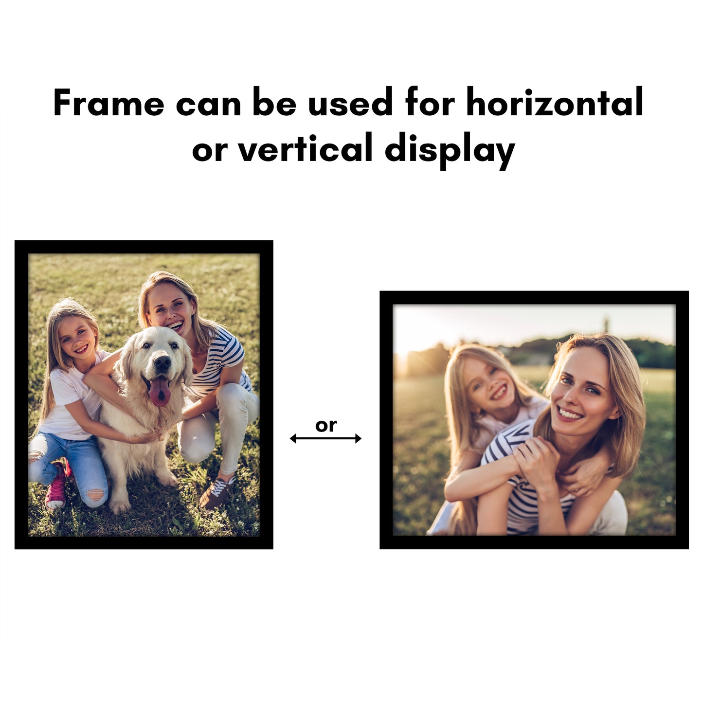 Wall Picture Frame | Contemporary Style | Protective Glass | Easy Mount Display