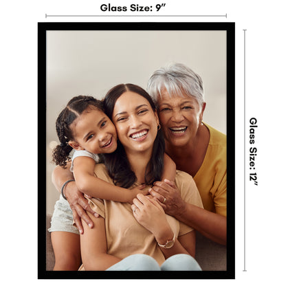Wall Picture Frame | Contemporary Style | Protective Glass | Easy Mount Display
