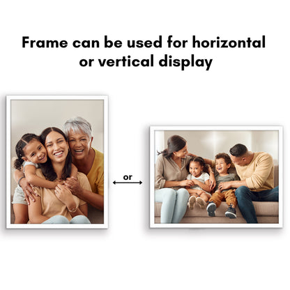 Wall Picture Frame | Contemporary Style | Protective Glass | Easy Mount Display