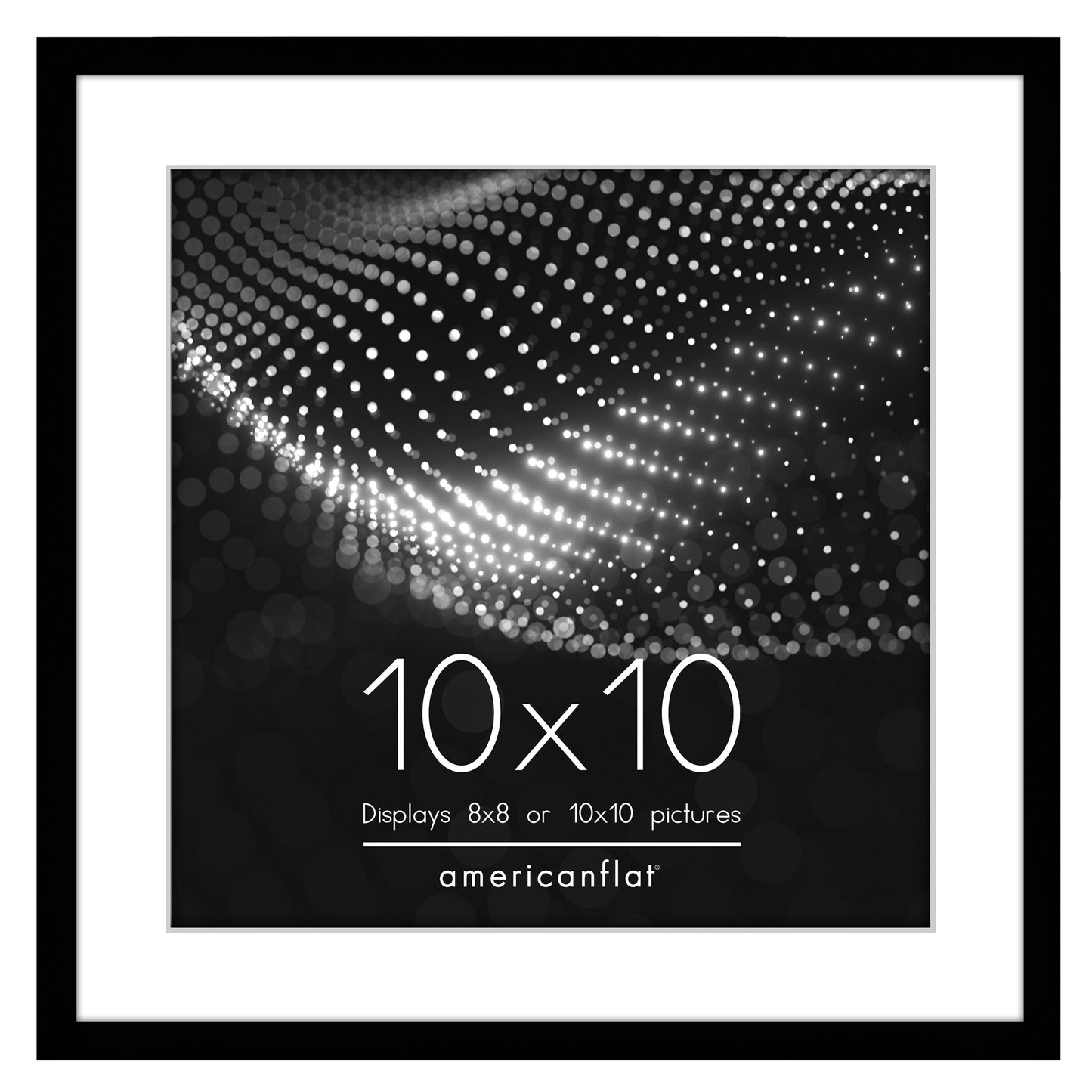 Picture Frame with Mat | Modern Style | Shatter-Resistant Glass | Wall Display