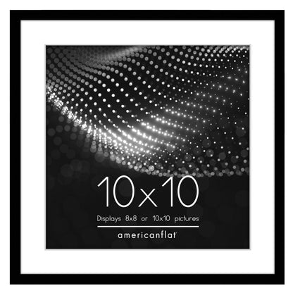 Picture Frame with Mat | Modern Style | Shatter-Resistant Glass | Wall Display