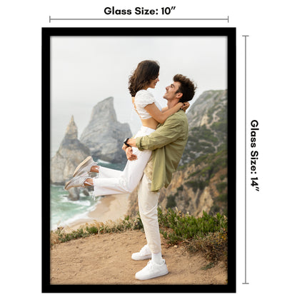Poster Frame | Modern Design | Shatter-Resistant Glass | Dual Sawtooth Hangers