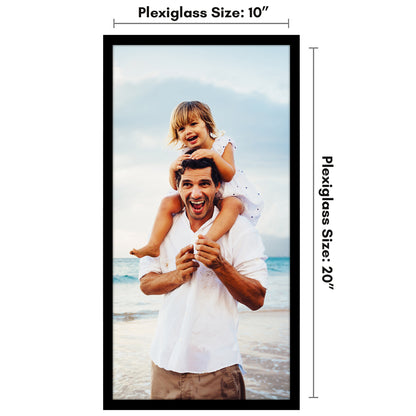 Poster Frame | Modern Design | Shatter-Resistant Glass | Dual Sawtooth Hangers