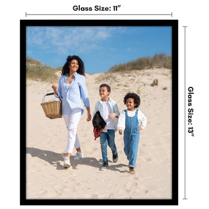 Poster Frame | Modern Design | Shatter-Resistant Glass | Dual Sawtooth Hangers