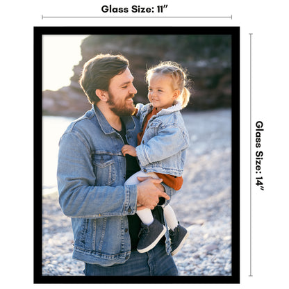 Poster Frame | Modern Design | Shatter-Resistant Glass | Dual Sawtooth Hangers