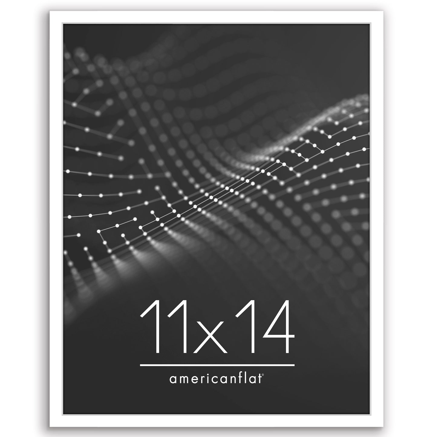 Poster Frame | Modern Design | Shatter-Resistant Glass | Dual Sawtooth Hangers