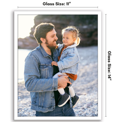 Poster Frame | Modern Design | Shatter-Resistant Glass | Dual Sawtooth Hangers
