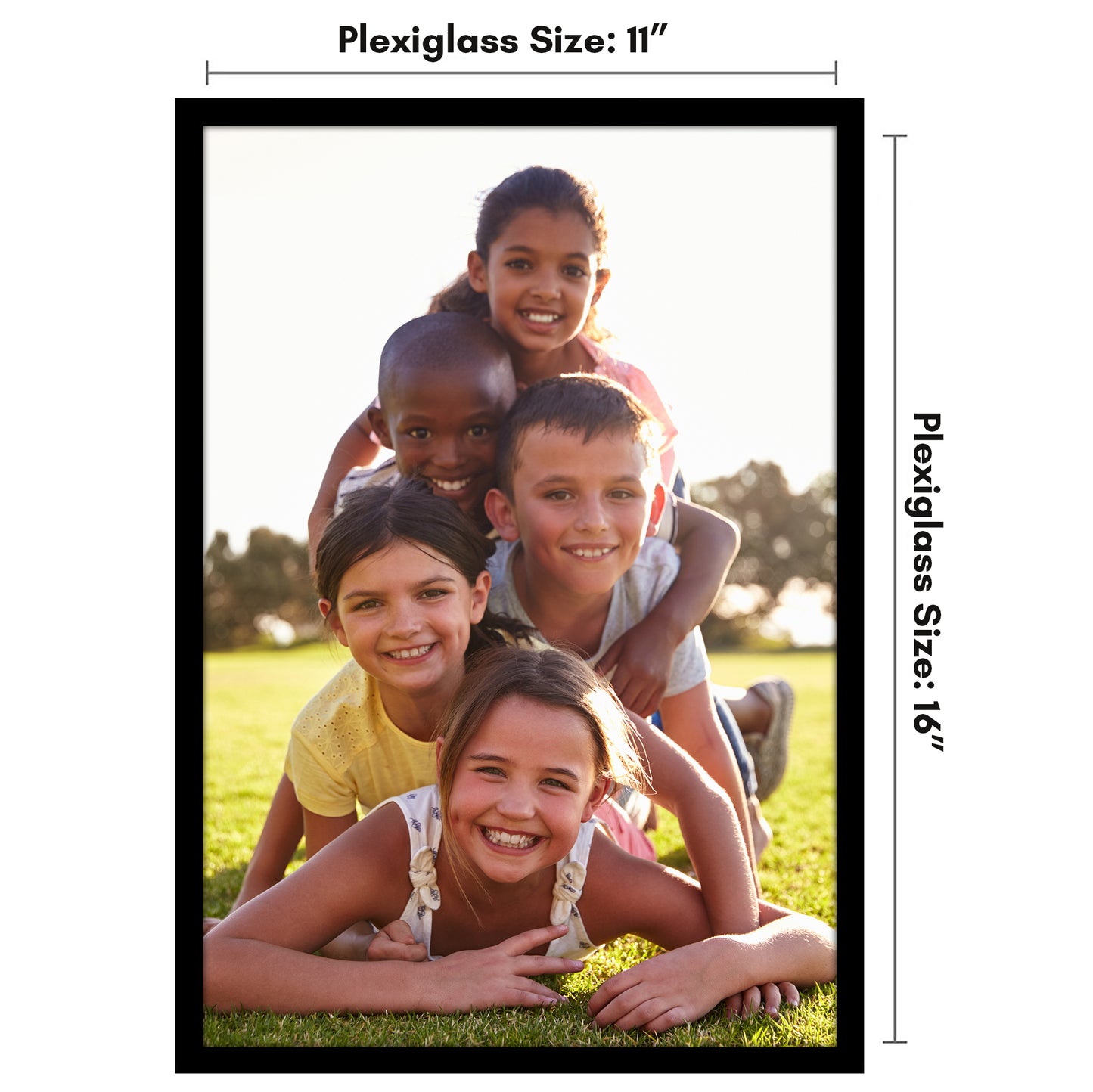 Poster Frame | Modern Design | Shatter-Resistant Glass | Dual Sawtooth Hangers