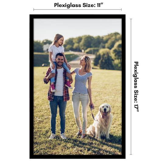 Poster Frame | Modern Design | Shatter-Resistant Glass | Dual Sawtooth Hangers