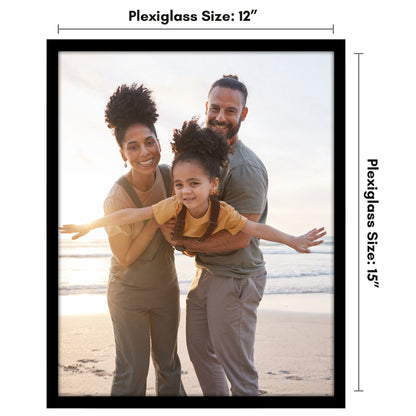 Poster Frame | Modern Design | Shatter-Resistant Glass | Dual Sawtooth Hangers