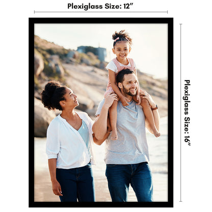 Poster Frame | Modern Design | Shatter-Resistant Glass | Dual Sawtooth Hangers