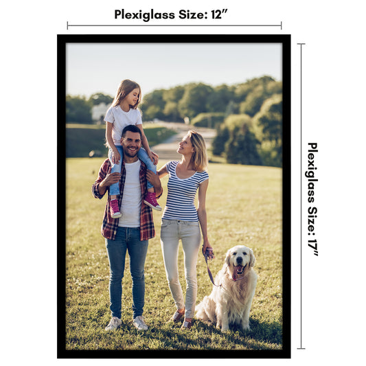 Poster Frame | Modern Design | Shatter-Resistant Glass | Dual Sawtooth Hangers