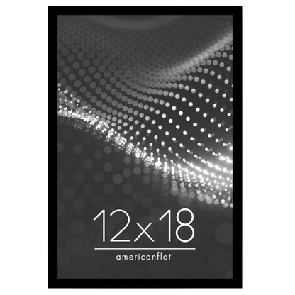 Poster Frame | Modern Design | Shatter-Resistant Glass | Dual Sawtooth Hangers