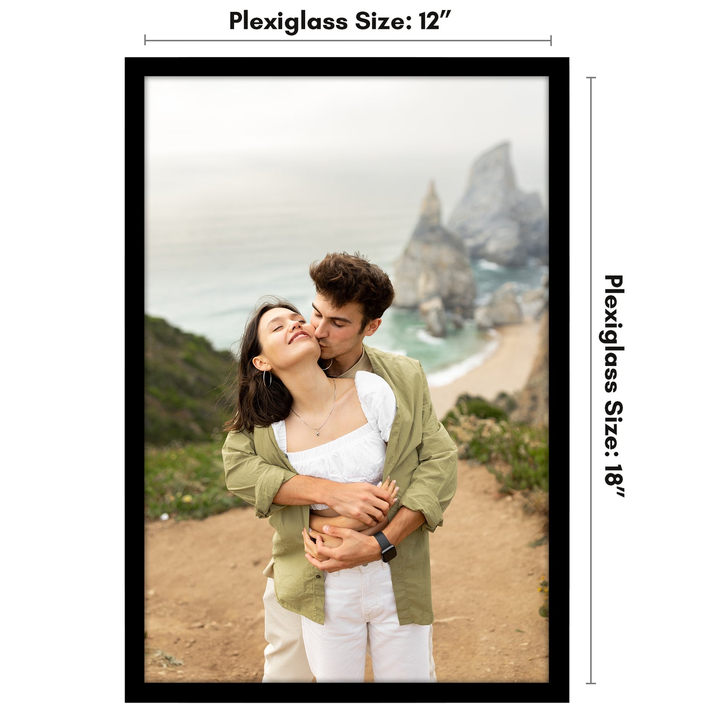 Poster Frame | Modern Design | Shatter-Resistant Glass | Dual Sawtooth Hangers