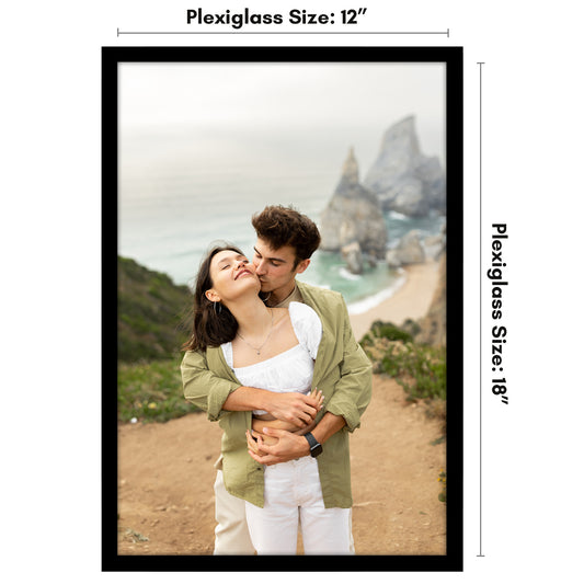 Poster Frame | Modern Design | Shatter-Resistant Glass | Dual Sawtooth Hangers