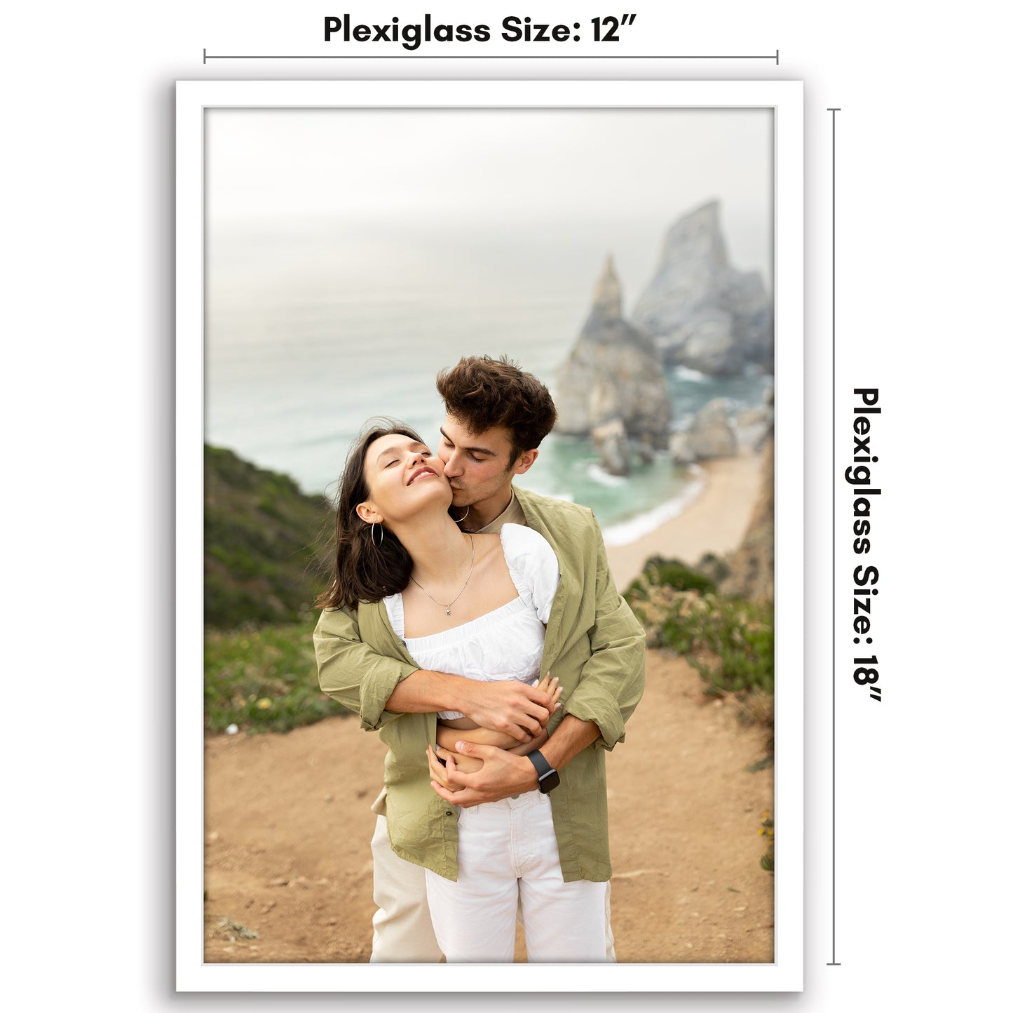 Poster Frame | Modern Design | Shatter-Resistant Glass | Dual Sawtooth Hangers