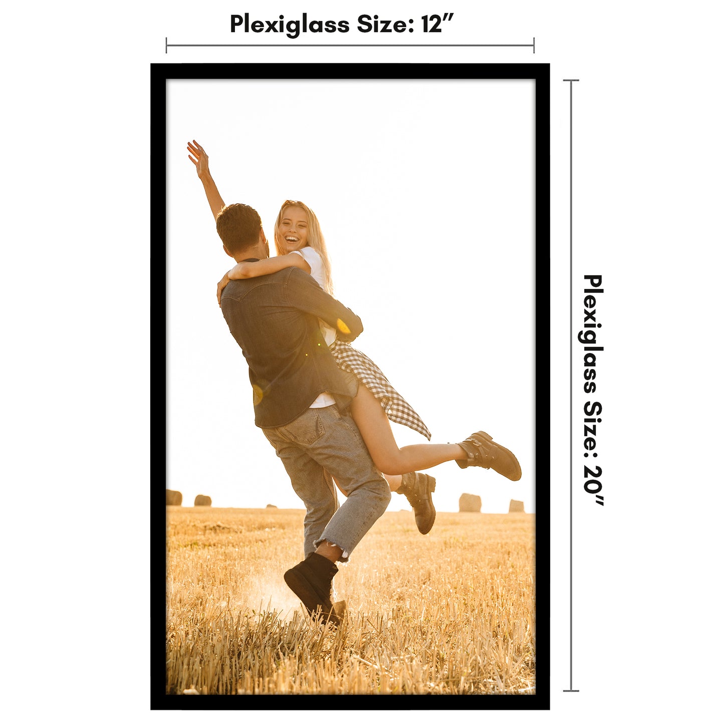 Poster Frame | Modern Design | Shatter-Resistant Glass | Dual Sawtooth Hangers