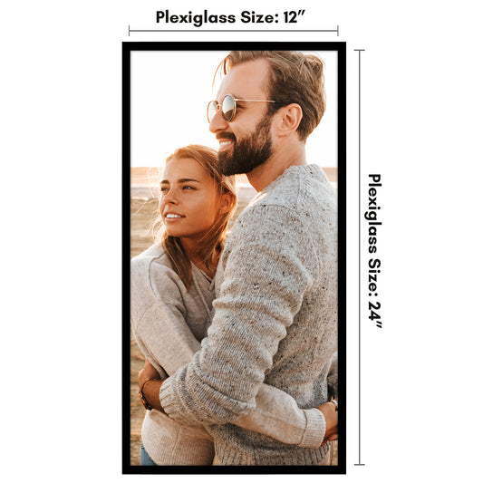 Poster Frame | Modern Design | Shatter-Resistant Glass | Dual Sawtooth Hangers
