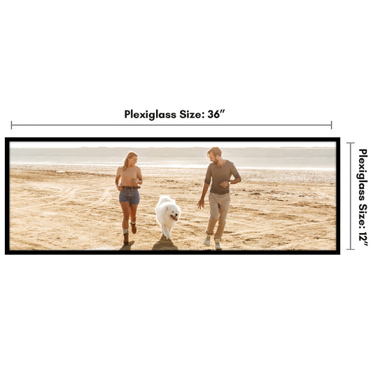 Poster Frame | Modern Design | Shatter-Resistant Glass | Dual Sawtooth Hangers