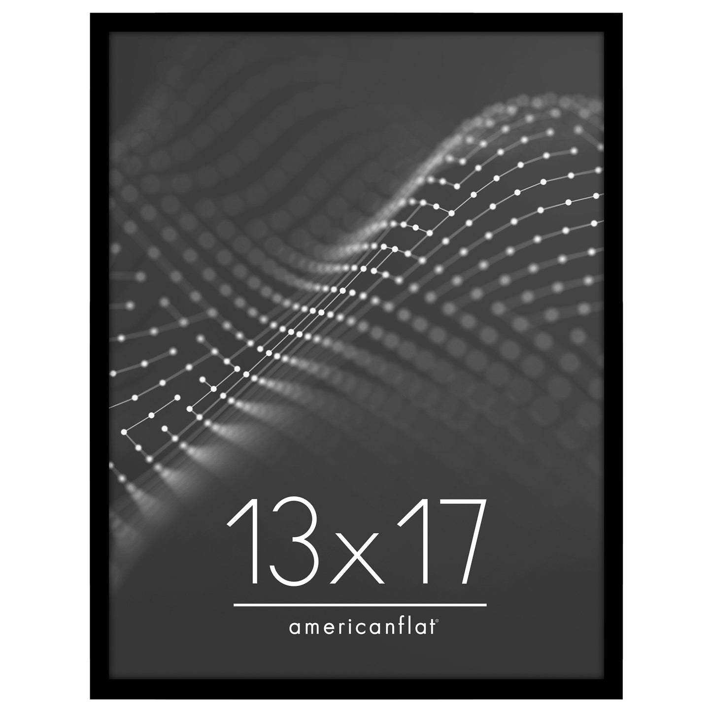 Poster Frame | Modern Design | Shatter-Resistant Glass | Dual Sawtooth Hangers