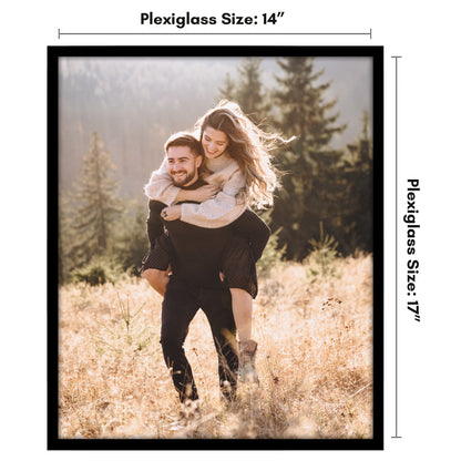 Poster Frame | Modern Design | Shatter-Resistant Glass | Dual Sawtooth Hangers
