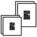Americanflat Picture Frame with Mat | Set of 3 | Slim Molding