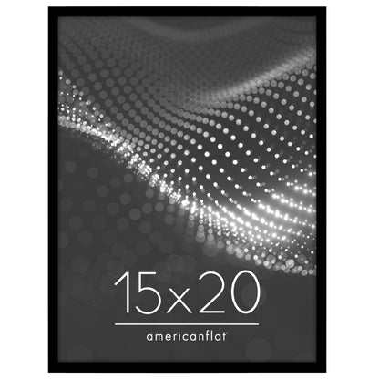 Poster Frame | Modern Design | Shatter-Resistant Glass | Dual Sawtooth Hangers