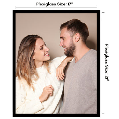 Poster Frame | Modern Design | Shatter-Resistant Glass | Dual Sawtooth Hangers
