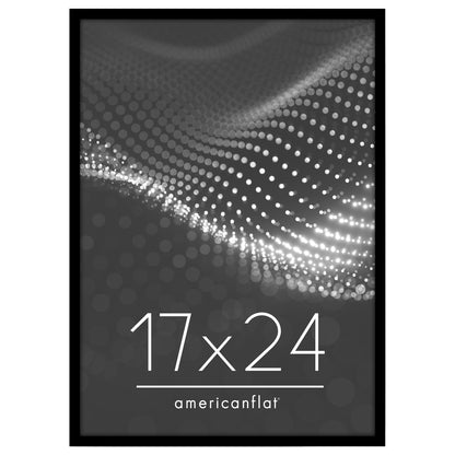 Poster Frame | Modern Design | Shatter-Resistant Glass | Dual Sawtooth Hangers