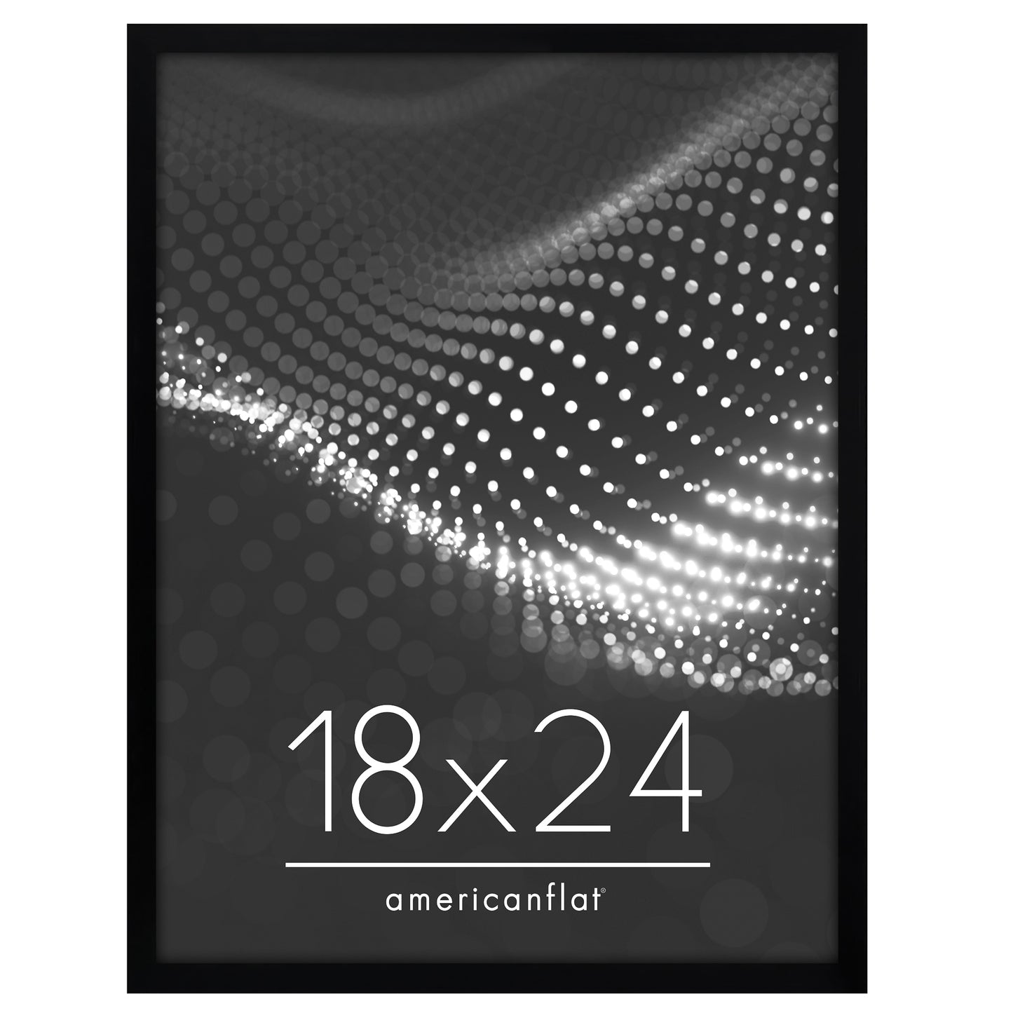 Poster Frame | Modern Design | Shatter-Resistant Glass | Dual Sawtooth Hangers