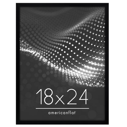 Poster Frame | Modern Design | Shatter-Resistant Glass | Dual Sawtooth Hangers