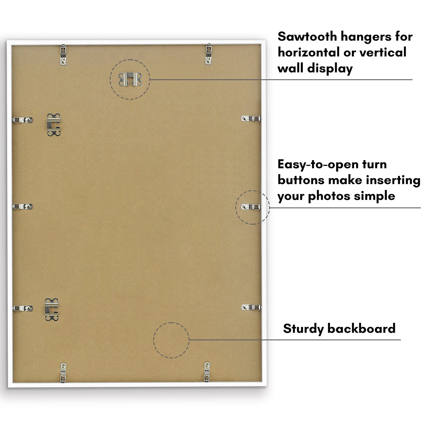 Poster Frame | Contemporary Design | Shatter-Resistant Glass | Wall Art Display