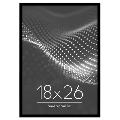 Poster Frame | Modern Design | Shatter-Resistant Glass | Dual Sawtooth Hangers