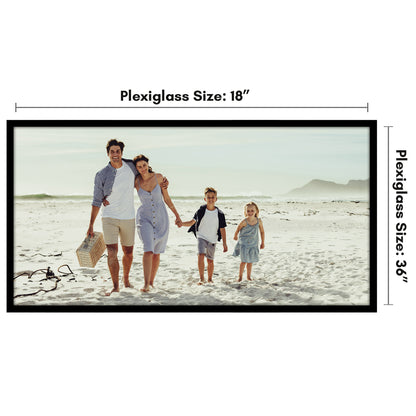 Poster Frame | Modern Design | Shatter-Resistant Glass | Dual Sawtooth Hangers