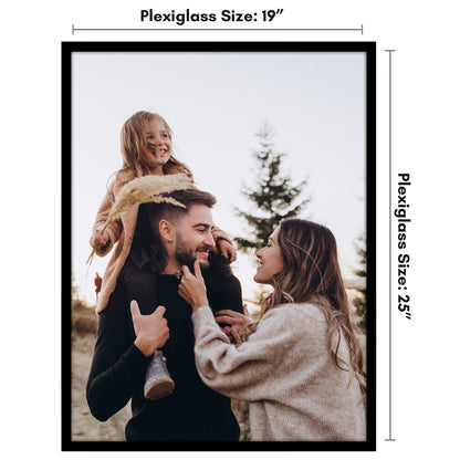 Poster Frame | Modern Design | Shatter-Resistant Glass | Dual Sawtooth Hangers