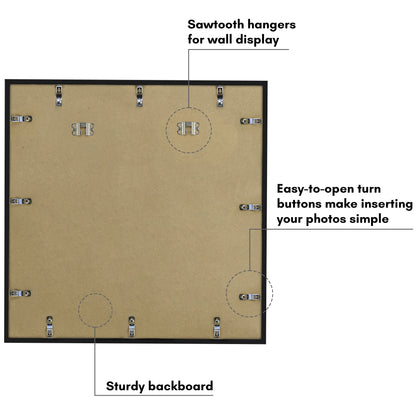 Poster Frame | Contemporary Design | Shatter-Resistant Glass | Wall Art Display