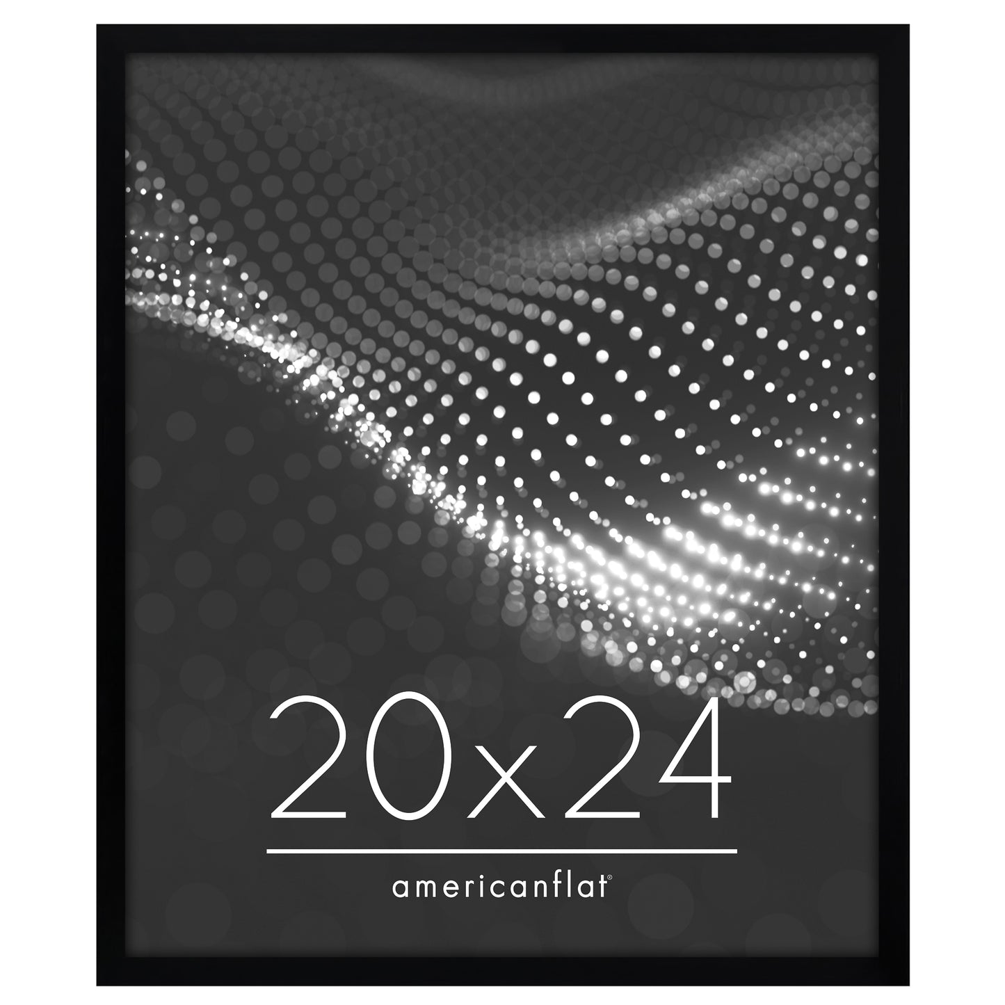 Poster Frame | Modern Design | Shatter-Resistant Glass | Dual Sawtooth Hangers