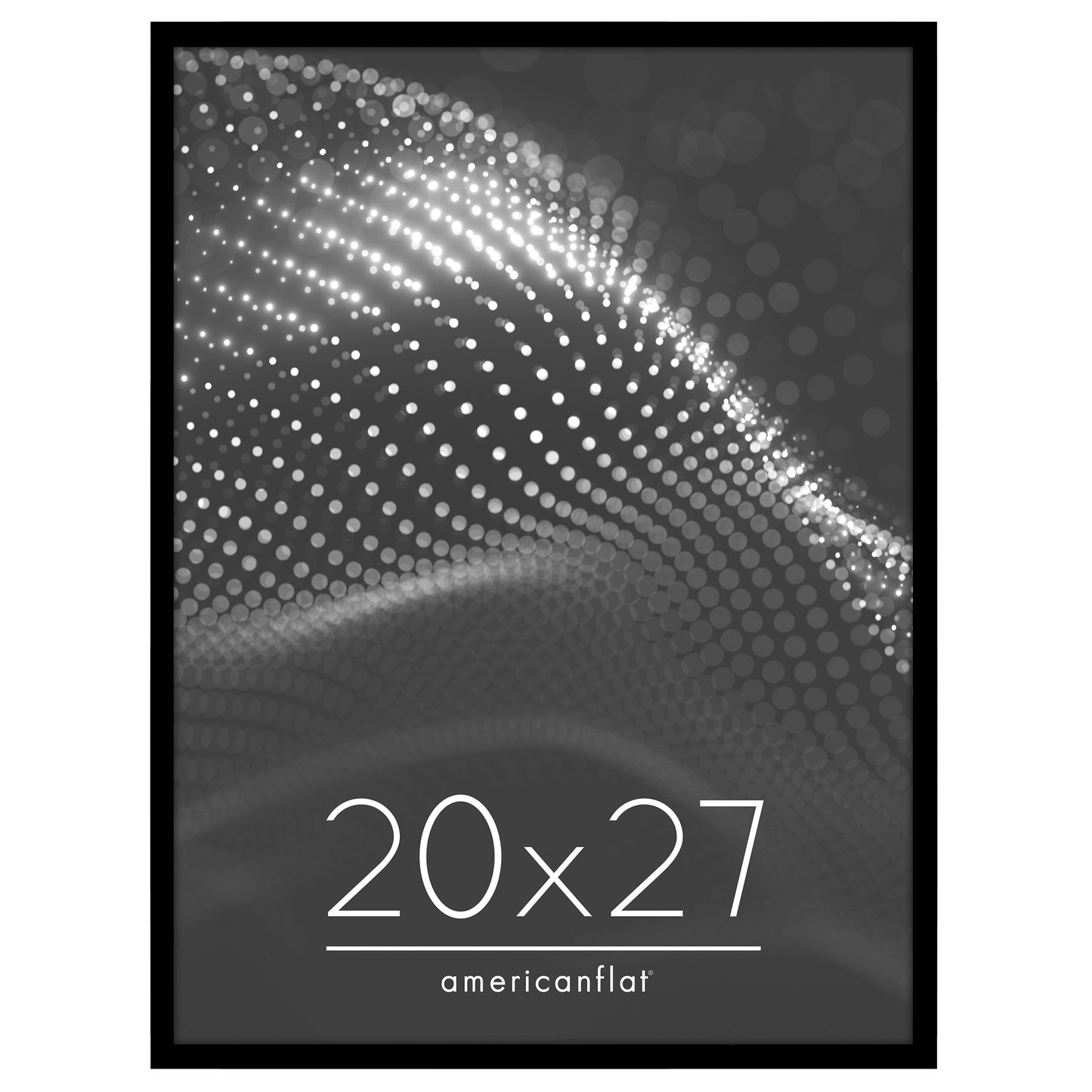 Poster Frame | Modern Design | Shatter-Resistant Glass | Dual Sawtooth Hangers