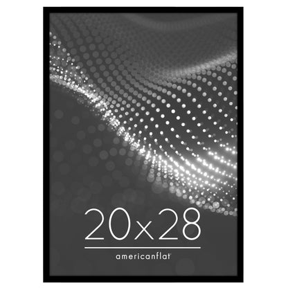 Poster Frame | Modern Design | Shatter-Resistant Glass | Dual Sawtooth Hangers