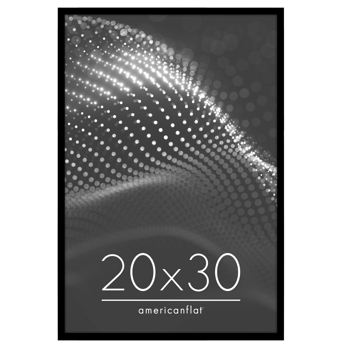 Poster Frame | Modern Design | Shatter-Resistant Glass | Dual Sawtooth Hangers