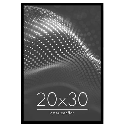 Poster Frame | Modern Design | Shatter-Resistant Glass | Dual Sawtooth Hangers