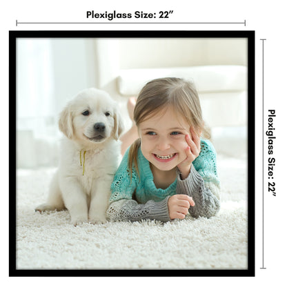 Poster Frame | Modern Design | Shatter-Resistant Glass | Dual Sawtooth Hangers